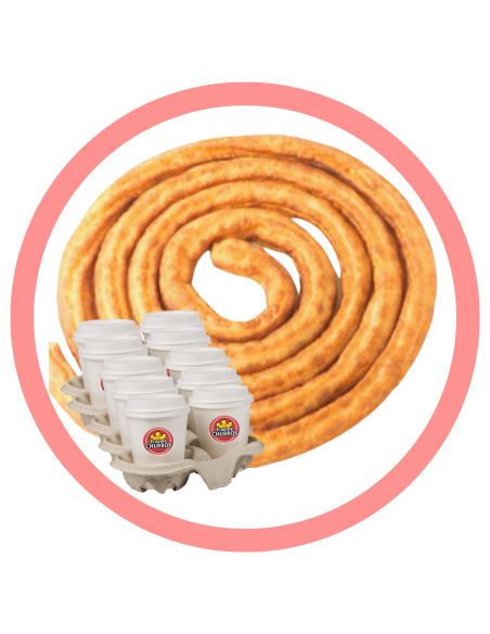 Rosquita de porras con 10 minichocolates